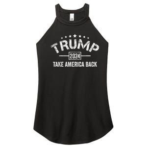 Donald Trump 2024 Take America Back Usa United States Women's Perfect Tri Rocker Tank