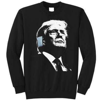 Donald Trump 2024 Ear Bandage Shot At Election Rally America Gift Sweatshirt