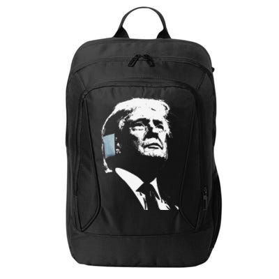 Donald Trump 2024 Ear Bandage Shot At Election Rally America Gift City Backpack