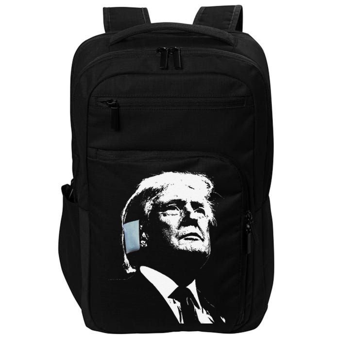 Donald Trump 2024 Ear Bandage Shot At Election Rally America Gift Impact Tech Backpack