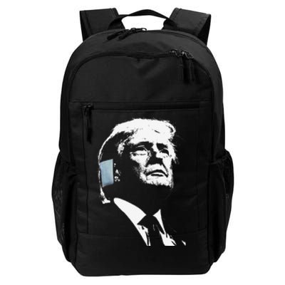 Donald Trump 2024 Ear Bandage Shot At Election Rally America Gift Daily Commute Backpack