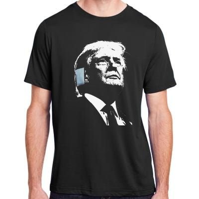 Donald Trump 2024 Ear Bandage Shot At Election Rally America Gift Adult ChromaSoft Performance T-Shirt