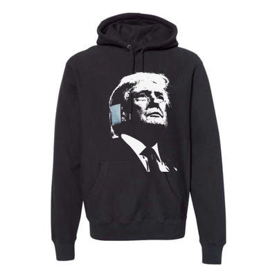 Donald Trump 2024 Ear Bandage Shot At Election Rally America Gift Premium Hoodie