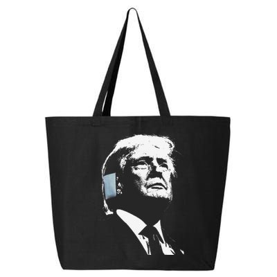 Donald Trump 2024 Ear Bandage Shot At Election Rally America Gift 25L Jumbo Tote