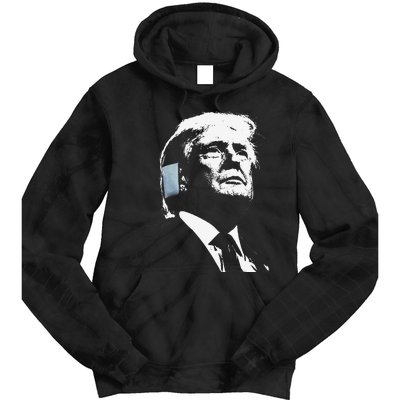 Donald Trump 2024 Ear Bandage Shot At Election Rally America Gift Tie Dye Hoodie