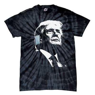 Donald Trump 2024 Ear Bandage Shot At Election Rally America Gift Tie-Dye T-Shirt