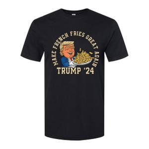 Donald Trump 2024 French Fry Make French Fries Great Again Softstyle CVC T-Shirt