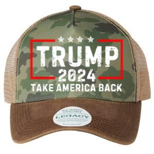 Donald Trump 2024 Take America Back Usa United States Legacy Tie Dye Trucker Hat