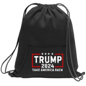 Donald Trump 2024 Take America Back Usa United States Sweatshirt Cinch Pack Bag