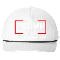 Donald Trump 2024 Take America Back Usa United States Snapback Five-Panel Rope Hat