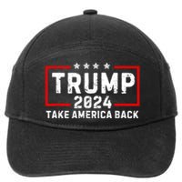 Donald Trump 2024 Take America Back Usa United States 7-Panel Snapback Hat