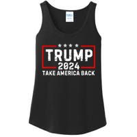 Donald Trump 2024 Take America Back Usa United States Ladies Essential Tank