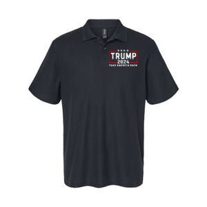 Donald Trump 2024 Take America Back Usa United States Softstyle Adult Sport Polo