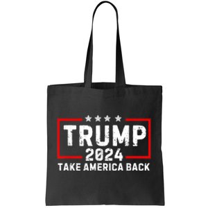 Donald Trump 2024 Take America Back Usa United States Tote Bag