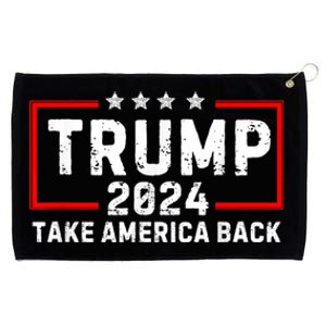 Donald Trump 2024 Take America Back Usa United States Grommeted Golf Towel