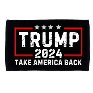 Donald Trump 2024 Take America Back Usa United States Microfiber Hand Towel