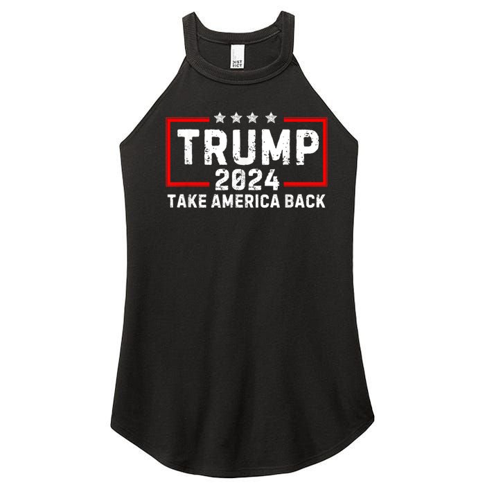 Donald Trump 2024 Take America Back Usa United States Women's Perfect Tri Rocker Tank