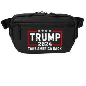 Donald Trump 2024 Take America Back Usa United States Crossbody Pack