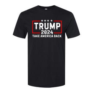 Donald Trump 2024 Take America Back Usa United States Softstyle CVC T-Shirt