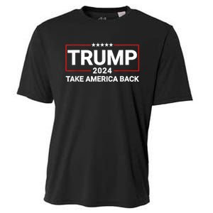 Donald Trump 2024 Take America Back Usa United States Cooling Performance Crew T-Shirt