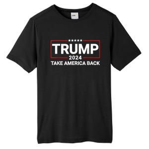 Donald Trump 2024 Take America Back Usa United States Tall Fusion ChromaSoft Performance T-Shirt