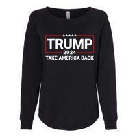 Donald Trump 2024 Take America Back Usa United States Womens California Wash Sweatshirt