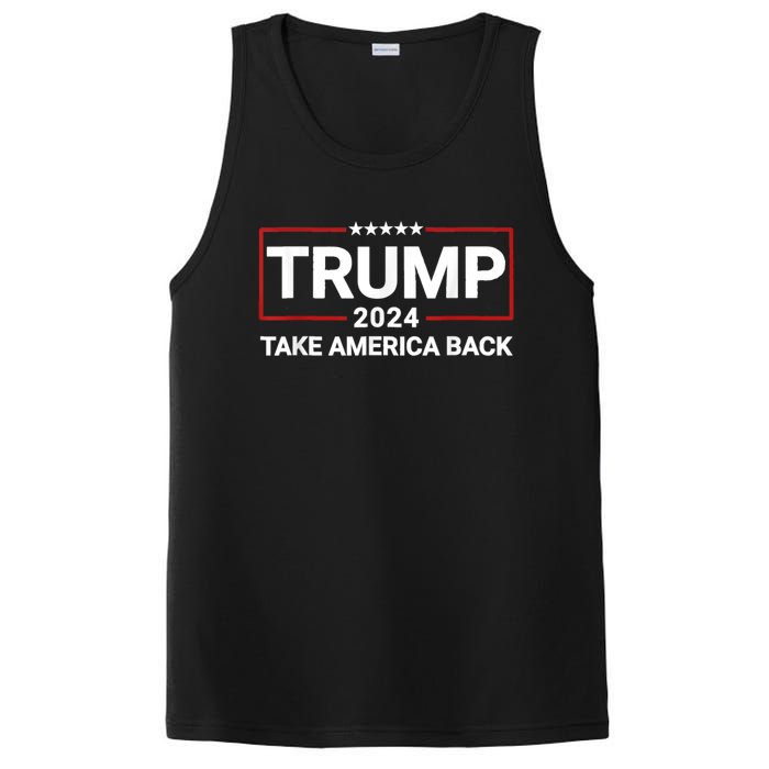 Donald Trump 2024 Take America Back Usa United States PosiCharge Competitor Tank