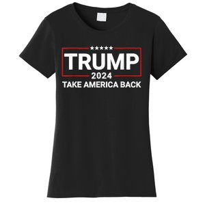 Donald Trump 2024 Take America Back Usa United States Women's T-Shirt