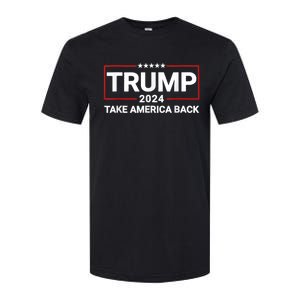 Donald Trump 2024 Take America Back Usa United States Softstyle CVC T-Shirt