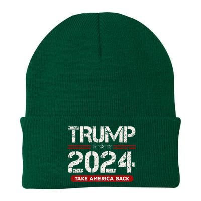 Donald Trump 2024 Take America Back Election Knit Cap Winter Beanie