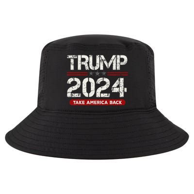 Donald Trump 2024 Take America Back Election Cool Comfort Performance Bucket Hat