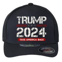 Donald Trump 2024 Take America Back Election Flexfit Unipanel Trucker Cap