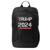 Donald Trump 2024 Take America Back Election City Backpack