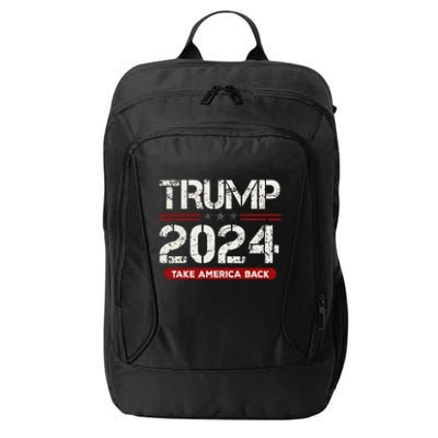 Donald Trump 2024 Take America Back Election City Backpack