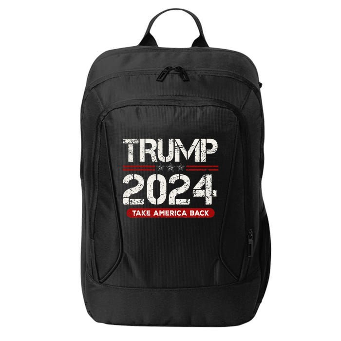 Donald Trump 2024 Take America Back Election City Backpack