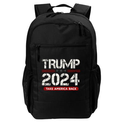 Donald Trump 2024 Take America Back Election Daily Commute Backpack