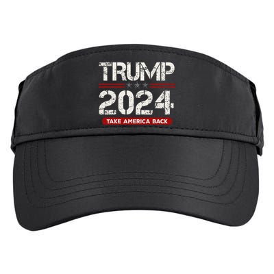 Donald Trump 2024 Take America Back Election Adult Drive Performance Visor