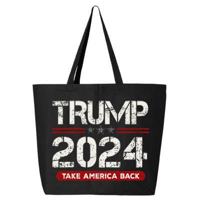 Donald Trump 2024 Take America Back Election 25L Jumbo Tote