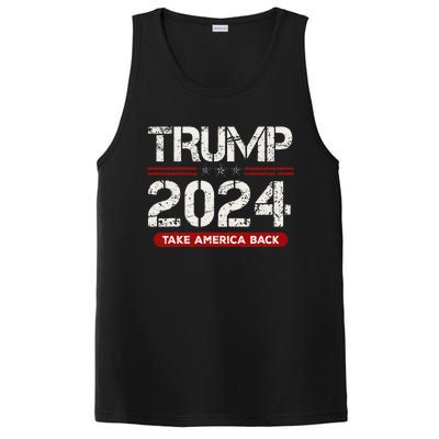 Donald Trump 2024 Take America Back Election PosiCharge Competitor Tank