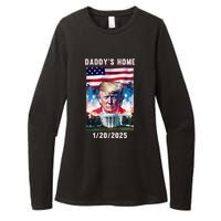 Donald Trump 2024 Daddys Home Womens CVC Long Sleeve Shirt