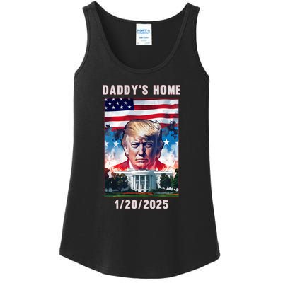 Donald Trump 2024 Daddys Home Ladies Essential Tank