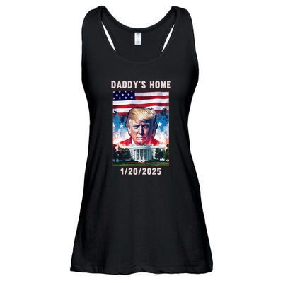 Donald Trump 2024 Daddys Home Ladies Essential Flowy Tank