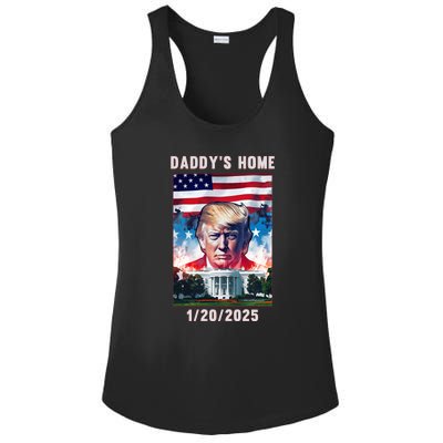 Donald Trump 2024 Daddys Home Ladies PosiCharge Competitor Racerback Tank