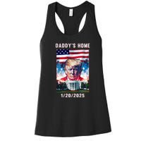 Donald Trump 2024 Daddys Home Women's Racerback Tank