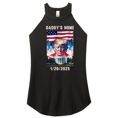 Donald Trump 2024 Daddys Home Women's Perfect Tri Rocker Tank