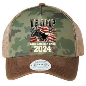 Donald Trump 2024 Take America Back Usa United States Legacy Tie Dye Trucker Hat