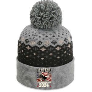 Donald Trump 2024 Take America Back Usa United States The Baniff Cuffed Pom Beanie