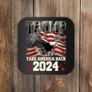 Donald Trump 2024 Take America Back Usa United States Coaster