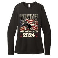 Donald Trump 2024 Take America Back Usa United States Womens CVC Long Sleeve Shirt