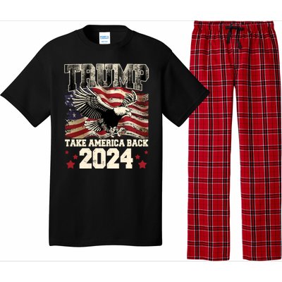 Donald Trump 2024 Take America Back Usa United States Pajama Set